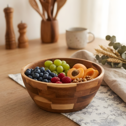 Wooden Fruit Bowl